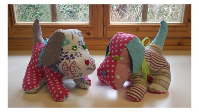 Daffy Dog Tutorial - All Sewn Up Wales by Helen Rhiannon