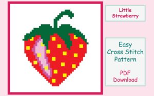 Little Strawberry Cross Stitch