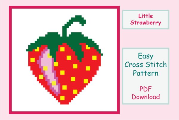 Little Strawberry Cross Stitch