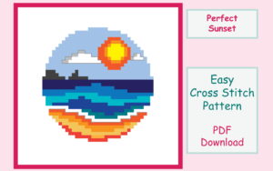 Perfect Sunset Cross Stitch