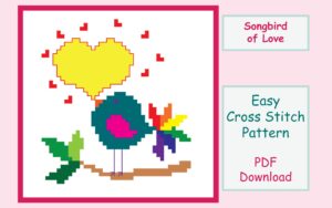 Songbird of Love Cross Stitch