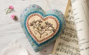 Embroidered Heart