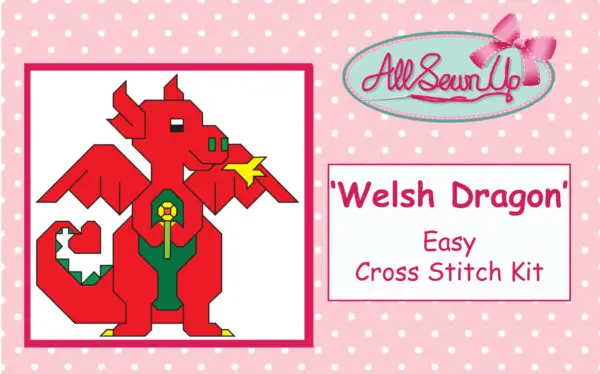 'Welsh Dragon' cross stitch kit