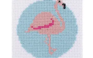 Flamingo Cross Stitch Kit