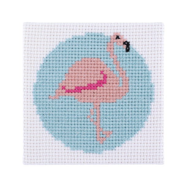 Flamingo Cross Stitch Kit