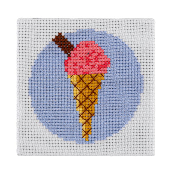 Ice Cream Cross Stitch Kit