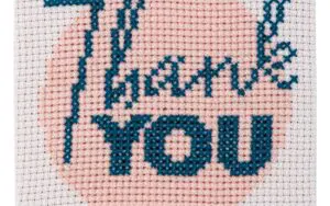 Thank You Cross Stitch