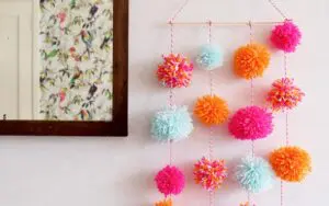 POM POM WALL HANGING DECORATION CRAFT KIT