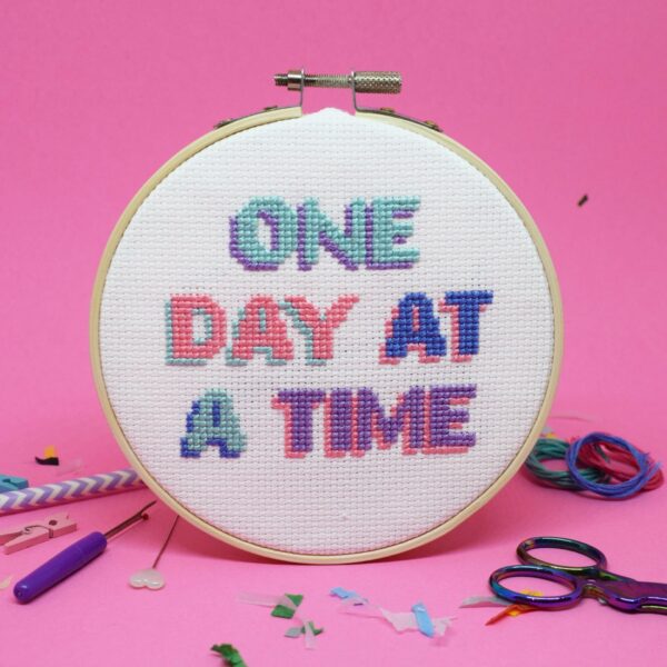 ONE DAY AT A TIME Cross Stitch Kit 1