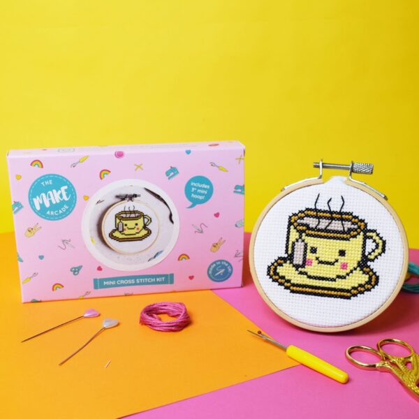 CUTE CUPPA MINI CROSS STITCH KIT