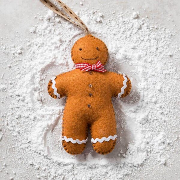 Felt Gingerbread Man Mini Kit