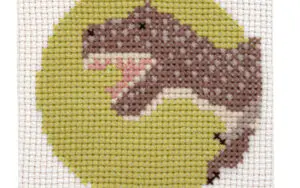 T-Rex Cross Stitch Kit